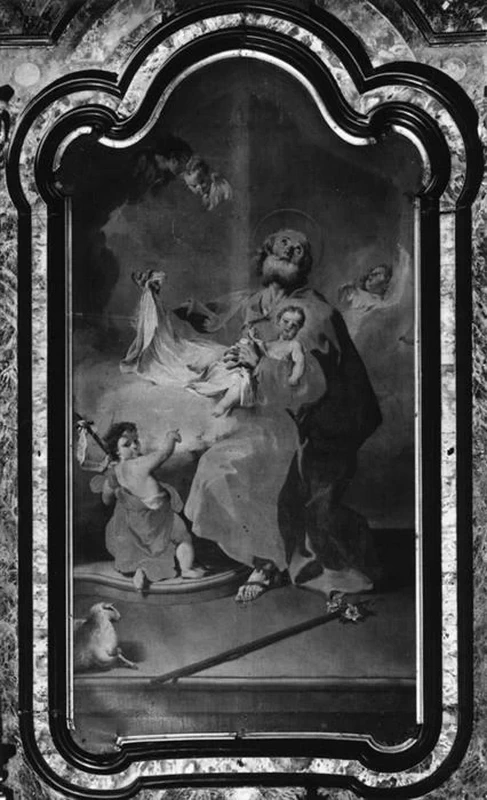  262-Giambattista Pittoni-San Giuseppe con Bambino e San Giovannino - Chiesa di san Giacom, Como 